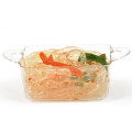 PP/PS Plastic Bowl Rectangular Smooth Dish 2.7 Oz